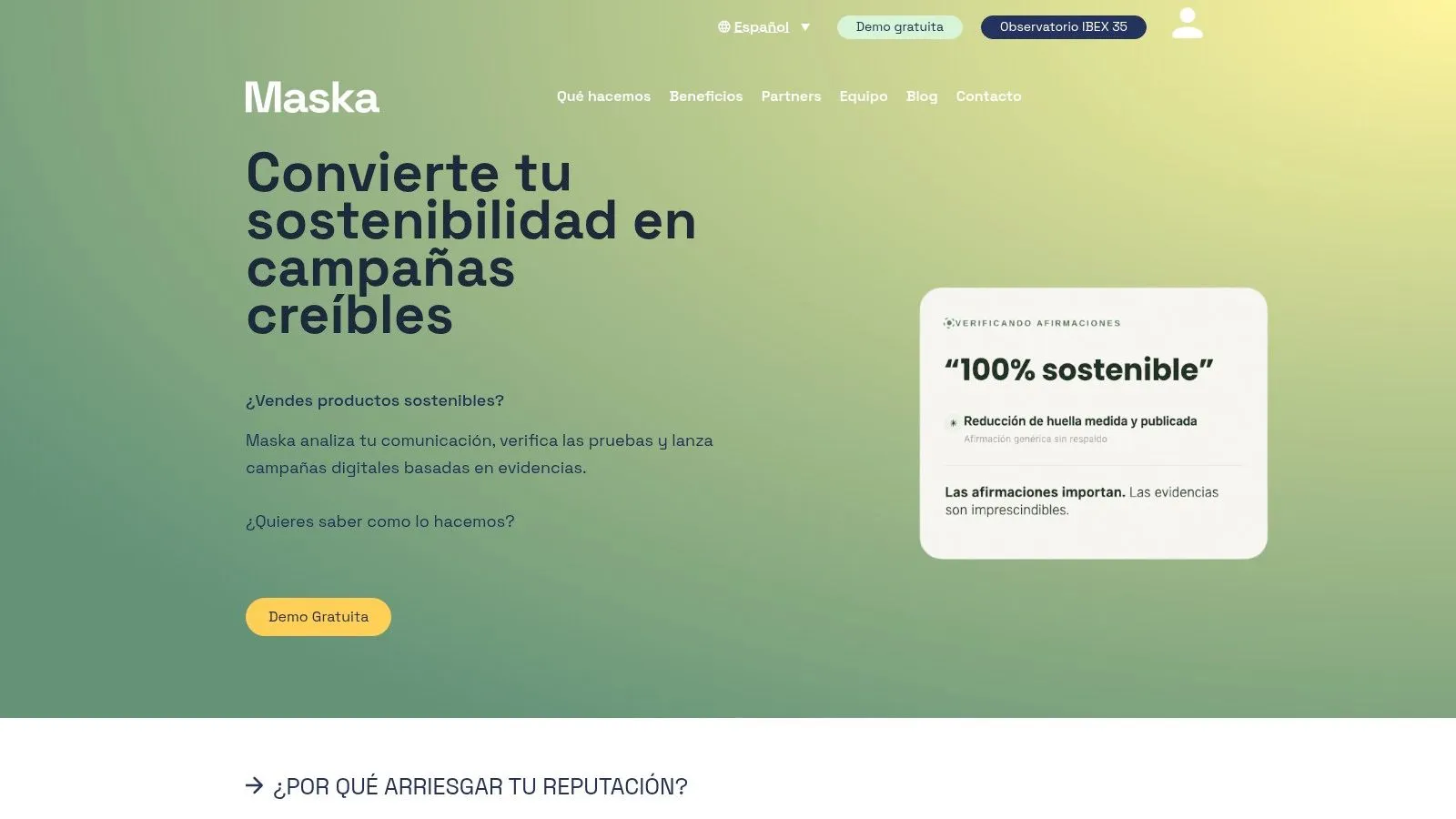 Screenshot from https://maska.es